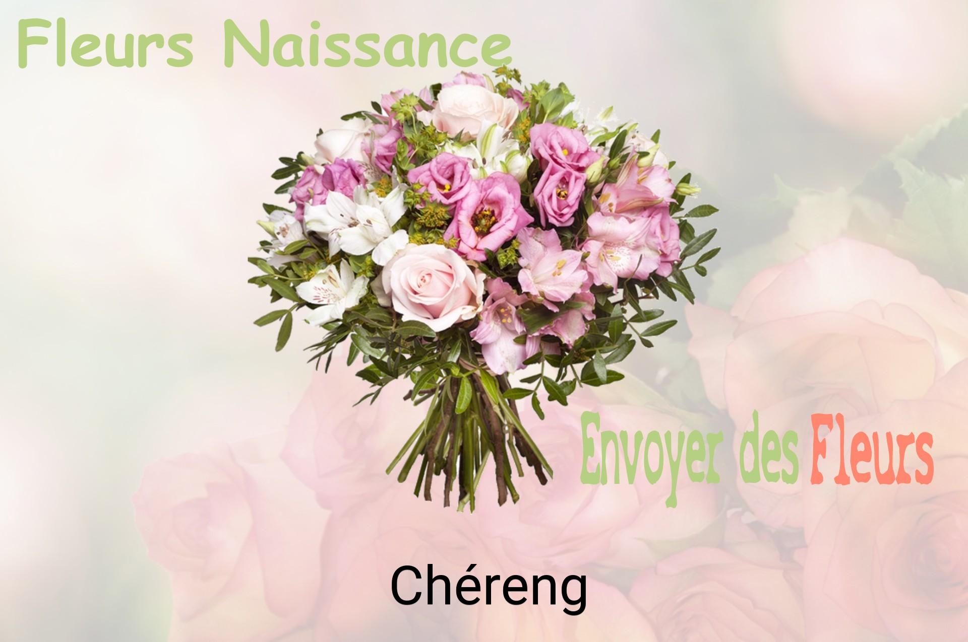 Bouquet de fleurs de naissance livré à Chéreng